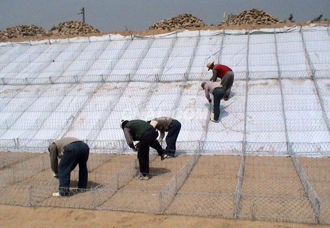 雙隔壁雷諾護墊施工圖 雙隔壁雷諾護墊施工圖