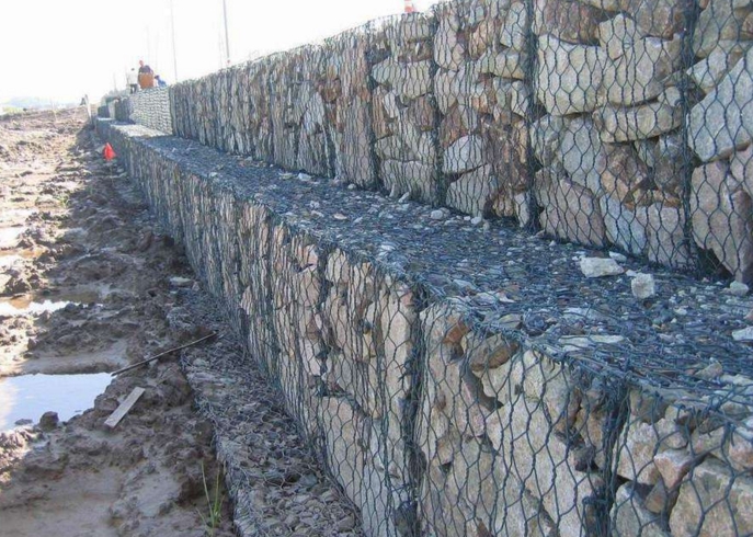 加筋格賓網(wǎng)擋墻 加筋格賓網(wǎng)擋墻