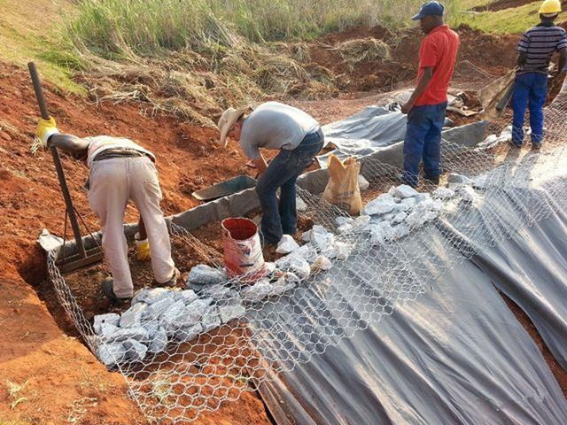 網(wǎng)石籠施工 網(wǎng)石籠施工