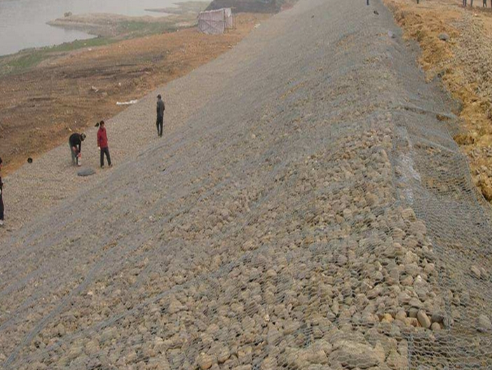 鍍鋅石籠網墊應用2 鍍鋅石籠網墊應用2