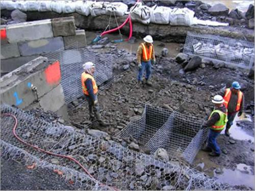 8#鉛絲石籠施工 8#鉛絲石籠施工