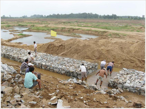 河道石籠格賓網(wǎng)施工 河道石籠格賓網(wǎng)施工